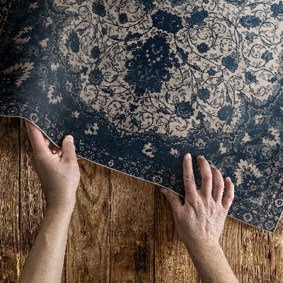 Tapis vinyle d’extérieur Motif ornemental de style ancien