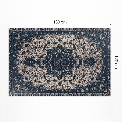 Tapis vinyle d’extérieur Motif ornemental de style ancien