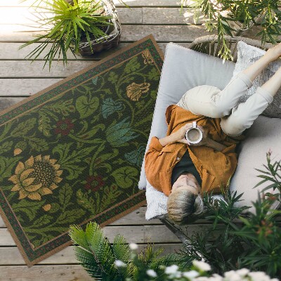 Tapis vinyle d’extérieur Motifs floraux William Morris