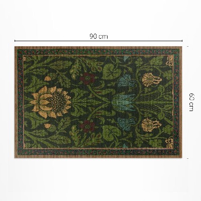 Tapis vinyle d’extérieur Motifs floraux William Morris