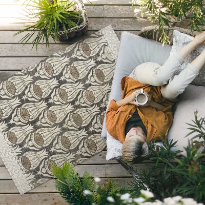 Tapis vinyle d’extérieur Pichets floraux William Morris