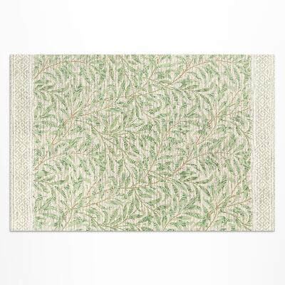 Tapis vinyle d’extérieur Illustration de feuille vintage de William Morris