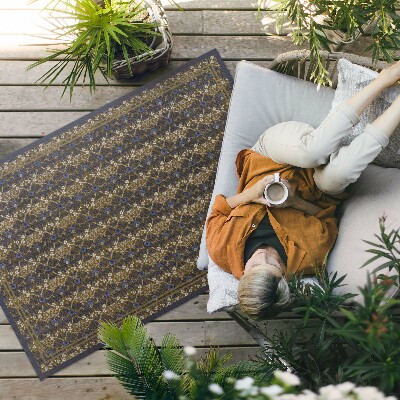 Tapis vinyle d’extérieur Conception de puits de lumière William Morris