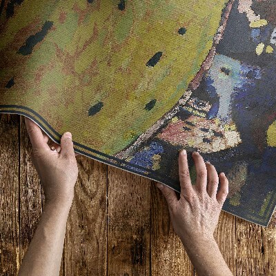 Tapis vinyle d’extérieur Maisons à Murnau – Vassily Kandinsky