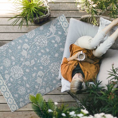 Tapis vinyle d’extérieur Tulipe William Morris