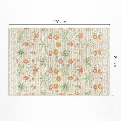 Tapis vinyle d’extérieur Daisy William Morris