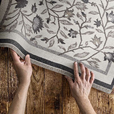 Tapis vinyle d’extérieur Plantes minimalistes monochromes