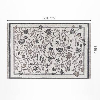 Tapis vinyle d’extérieur Plantes minimalistes monochromes