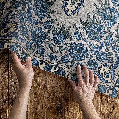 Tapis vinyle d’extérieur Décoration végétale du Népal