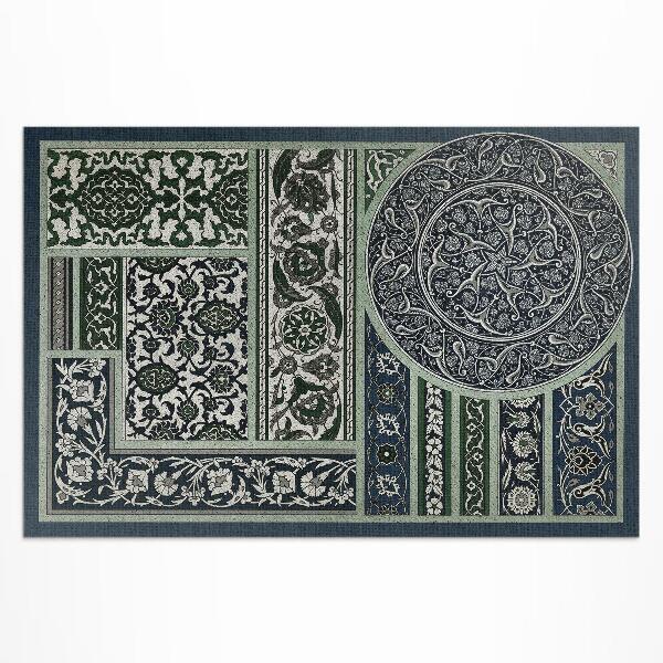 Tapis vinyle d’extérieur Le dessin ornemental d'Albert Racinet