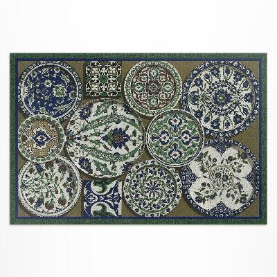 Tapis vinyle d’extérieur Les roues à motifs d'Albert Racinet
