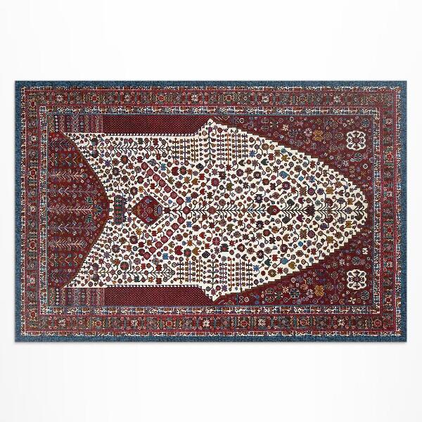 Tapis vinyle d’extérieur Motif de conception ornementale avec détails