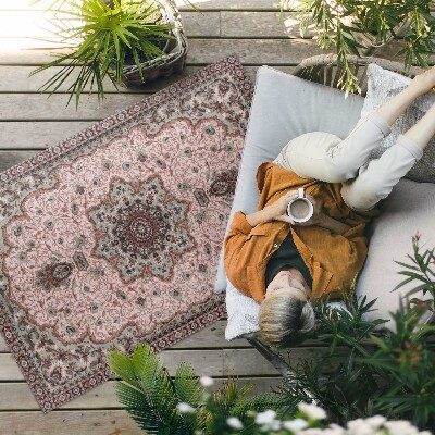 Tapis vinyle d’extérieur Mandala du Moyen-Orient