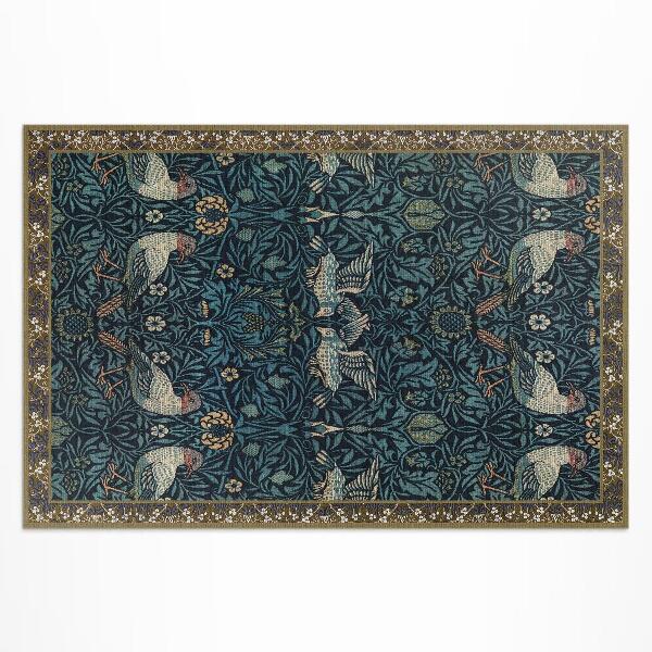 Tapis vinyle d’extérieur Oiseau dans le champ de William Morris