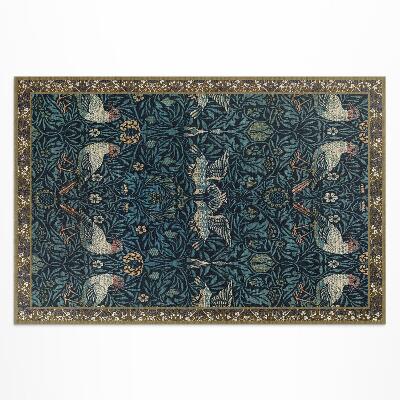 Tapis vinyle d’extérieur Oiseau dans le champ de William Morris