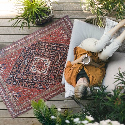 Tapis vinyle d’extérieur Motif turc persan vintage