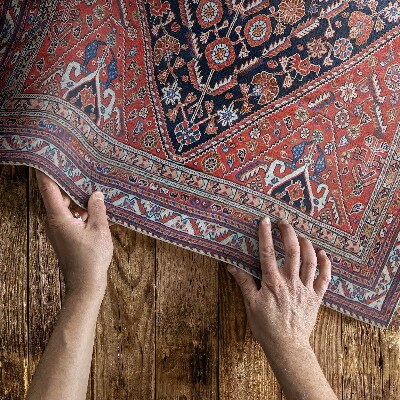 Tapis vinyle d’extérieur Motif turc persan vintage