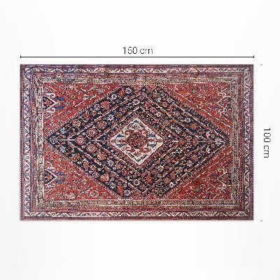 Tapis vinyle d’extérieur Motif turc persan vintage