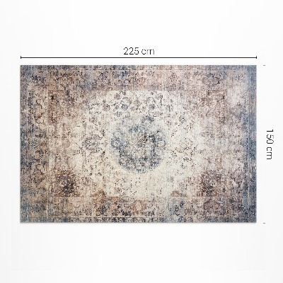 Tapis vinyle d’extérieur Style vintage avec mandala