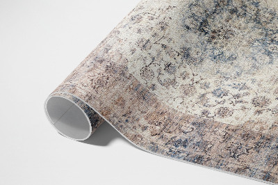 Tapis vinyle d’extérieur Style vintage avec mandala