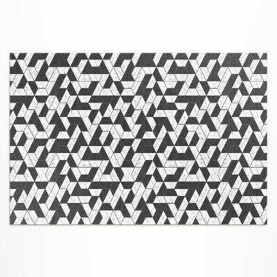 Tapis vinyle d’extérieur Mosaïque de pierre à la mode avec du marbre