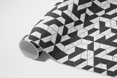 Tapis vinyle d’extérieur Mosaïque de pierre à la mode avec du marbre