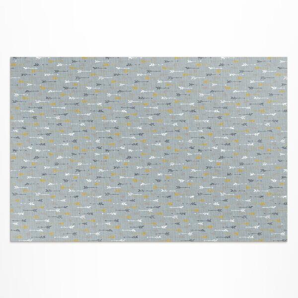 Tapis vinyle d’extérieur Motif délicat de flèches indiennes bohèmes