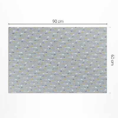 Tapis vinyle d’extérieur Motif délicat de flèches indiennes bohèmes