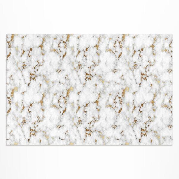 Tapis vinyle d’extérieur Le marbre clair, une pierre à la mode