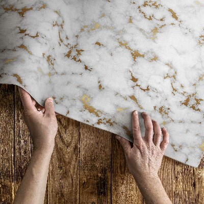 Tapis vinyle d’extérieur Le marbre clair, une pierre à la mode