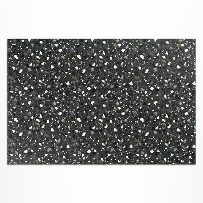 Tapis vinyle d’extérieur Pierre décorative en grès foncé