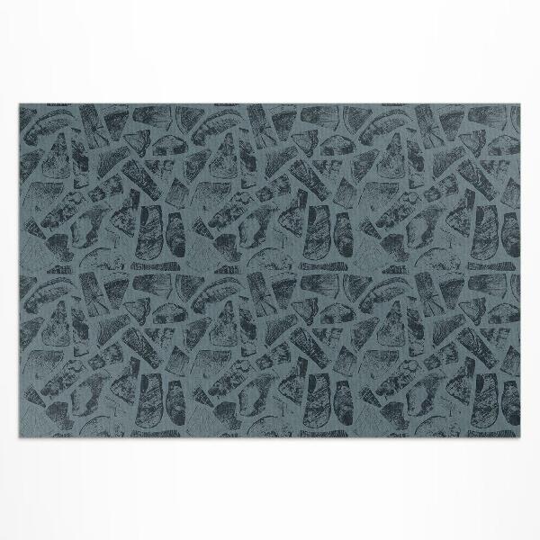 Tapis vinyle d’extérieur Motif élégant de chemin de pierre