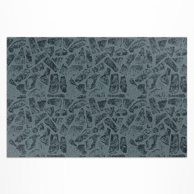 Tapis vinyle d’extérieur Motif élégant de chemin de pierre