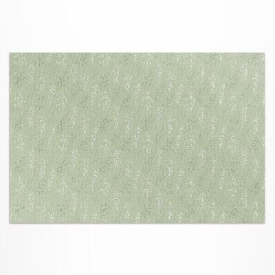 Tapis vinyle d’extérieur Brindilles de feuilles subtiles de style bohème