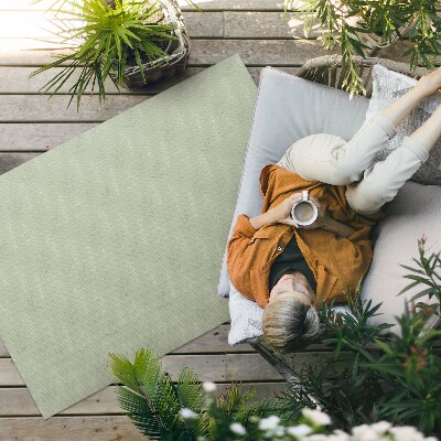 Tapis vinyle d’extérieur Brindilles de feuilles subtiles de style bohème