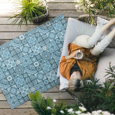 Tapis vinyle d’extérieur Carreaux décoratifs en mosaïque irrégulière