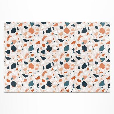 Tapis vinyle d’extérieur Pierre décorative en grès pastel de style bohème