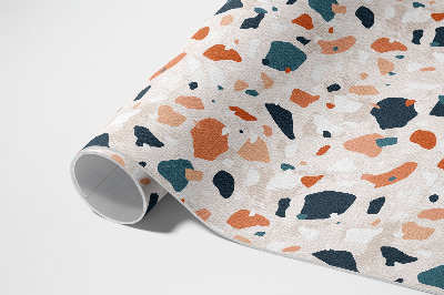 Tapis vinyle d’extérieur Pierre décorative en grès pastel de style bohème