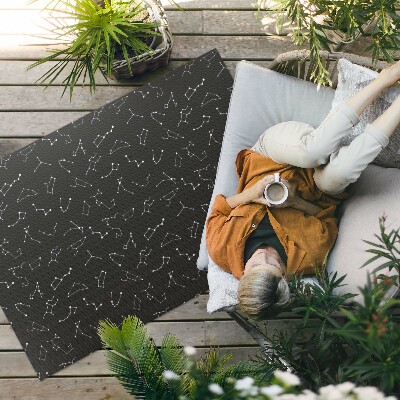 Tapis vinyle d’extérieur Constellations, horoscope, zodiaque, cosmos