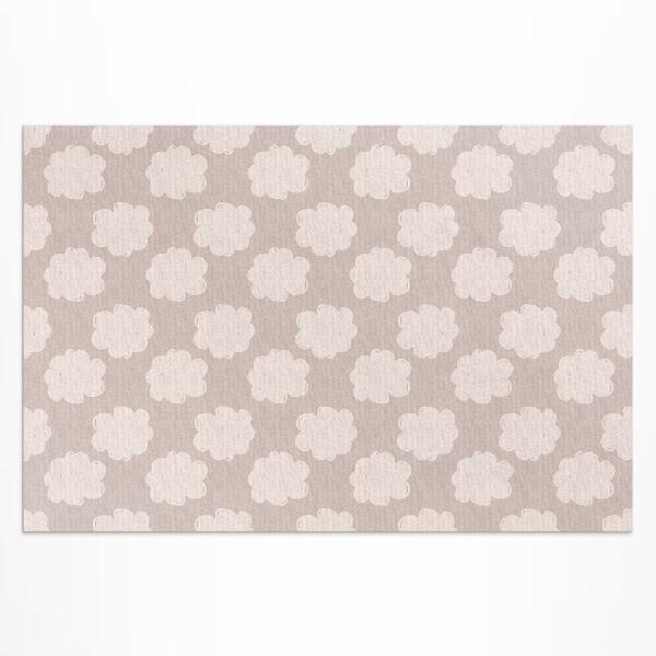 Tapis vinyle d’extérieur Nuages peints aux couleurs pastel