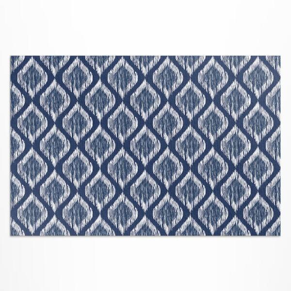 Tapis vinyle d’extérieur Motif élégant imitation tissu