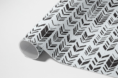 Tapis vinyle d’extérieur Motif bohème indien avec plumes et flèches