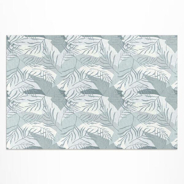 Tapis vinyle d’extérieur Brindilles délicates sur fond clair