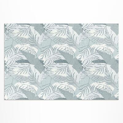 Tapis vinyle d’extérieur Brindilles délicates sur fond clair