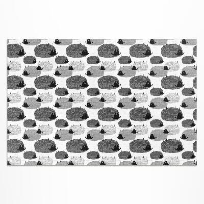 Tapis vinyle d’extérieur Mouton peint à motif régulier