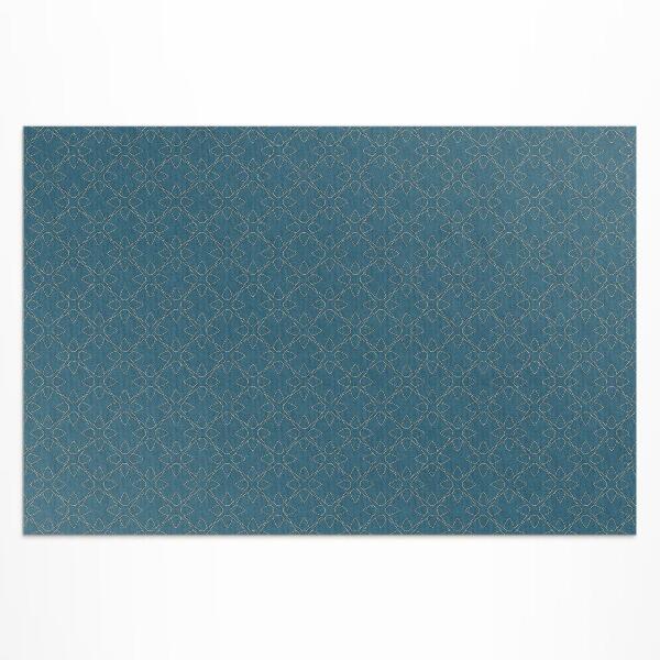 Tapis vinyle d’extérieur Ornement délicat à motif régulier