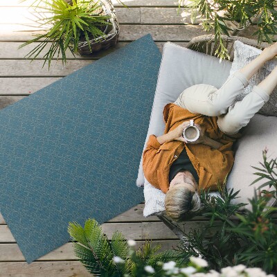 Tapis vinyle d’extérieur Ornement délicat à motif régulier