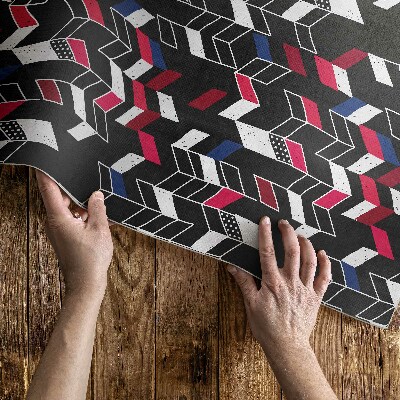 Tapis vinyle d’extérieur Design moderne, motif géométrique à la mode