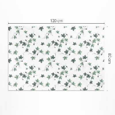 Tapis vinyle d’extérieur Petites feuilles, motifs végétaux