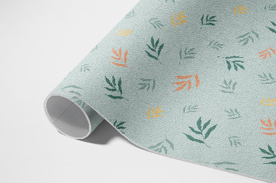 Tapis vinyle d’extérieur Motifs végétaux bohèmes à petites brindilles